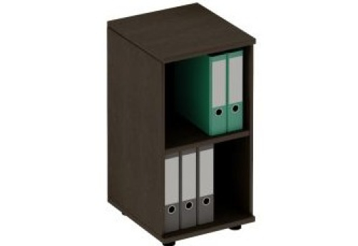 Стеллаж низкий узкий Тарли, цвет венге