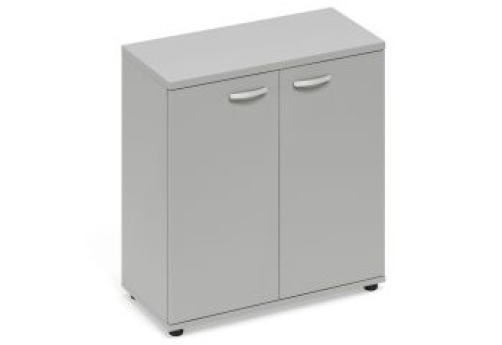 Шкаф низкий закрытый Мира Нумо, цвет серый