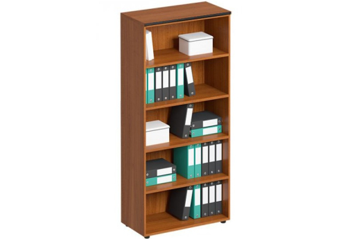 Стеллаж высокий Линси, цвет орех