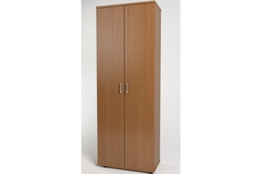 Шкаф высокий широкий закрытый, цвет орех