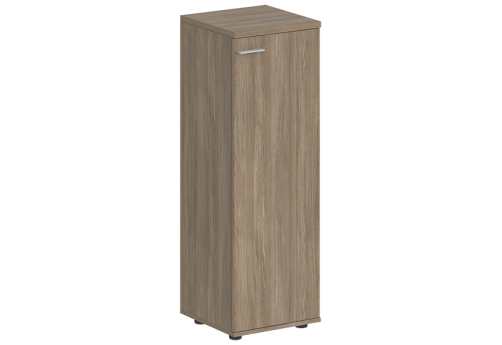 Шкаф средний с задней стенкой ЛДСП правый Индиго Вуд, цвет дуб темный