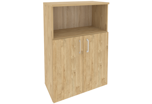 Шкаф средний широкий с полкой, цвет тиквуд светлый