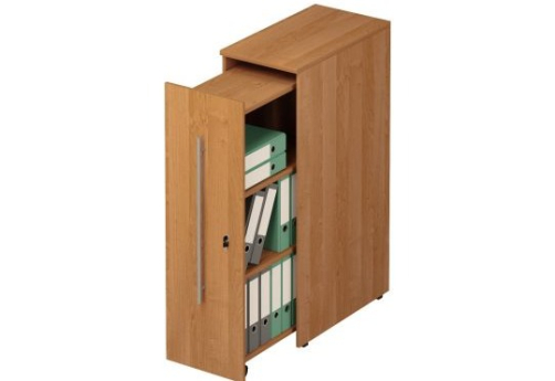 Стеллаж вертикальный с замком левый Тарли, цвет ольха