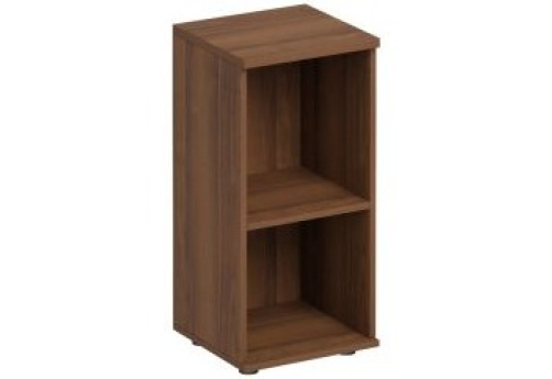 Стеллаж низкий узкий Прайм, цвет орех