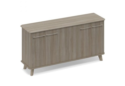 Шкаф низкий закрытый Види Вуд, цвет вяз