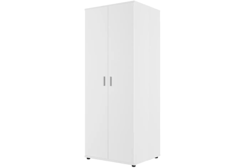 Гардероб глубокий (штанга), цвет белый