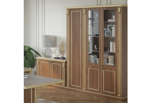 Группа шкафов Голден, цвет орех