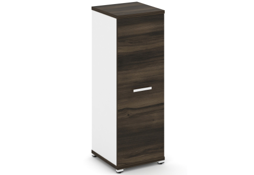 Шкаф одна узкая секция 3 ниши (фасад ЛДСП, 3 ниши) Динен, цвет дуб мали-белый