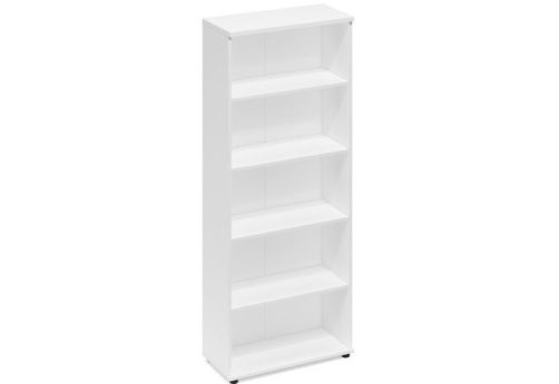 Стеллаж высокий широкий Мира Нумо, цвет белый премиум