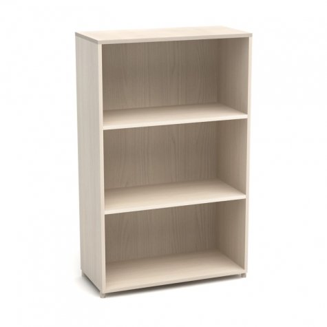 Стеллаж низкий, дуб молочный