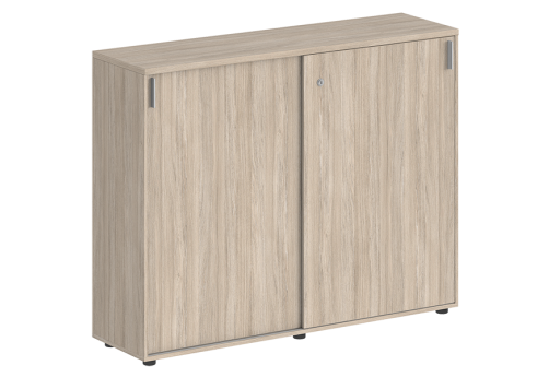 Шкаф-купе средний с замком Индиго Вуд, цвет дуб светлый