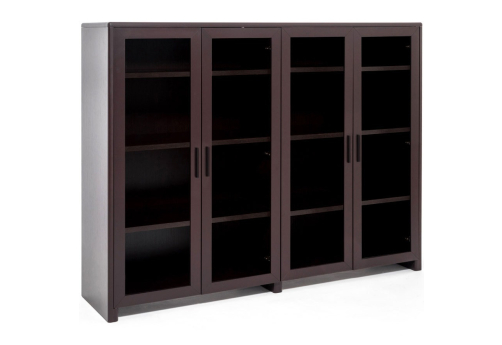 Шкаф-витрина Лестер, цвет палисандр