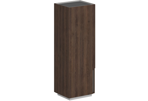 Гардероб (выдвижная штанга) левый, цвет дуб темный