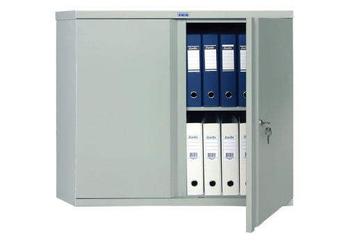 Шкаф офисный МФ1039, цвет серый полуматовый