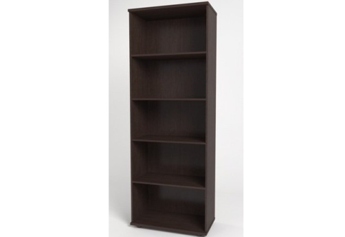Стеллаж высокий широкий, цвет венге