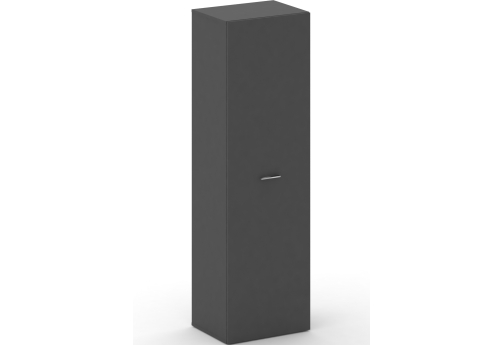 Шкаф узкий высокий Милтон, цвет базальт