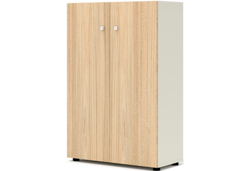 Шкаф средний широкий Некста, цвет вяз + беж