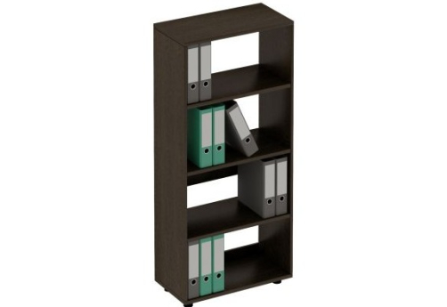 Стеллаж средний широкий Тарли, цвет венге