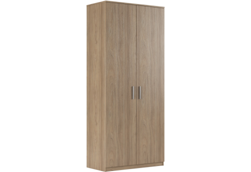 Шкаф для бумаг глухой с древесным фасадом, цвет вяз