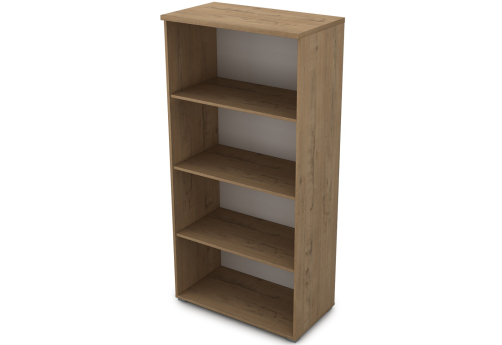 Стеллаж средний Платинум Персонал, цвет тиковое дерево