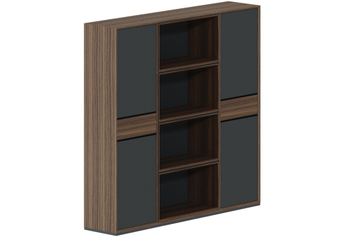 Шкаф высокий широкий Каприо, цвет орех