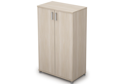 Шкаф средний широкий закрытый Деко, цвет шамони светлый