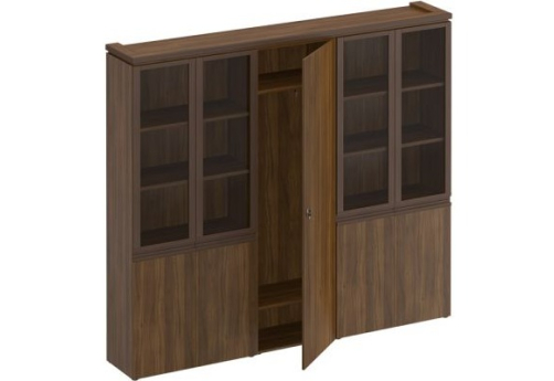 Шкаф комбинированный Фиеста, цвет орех