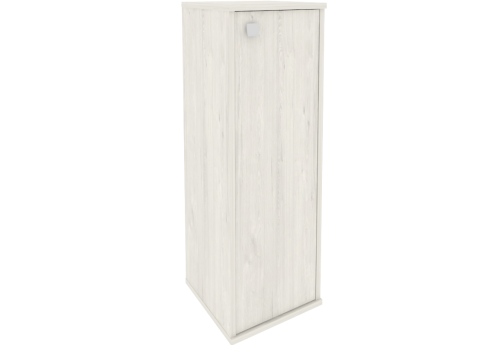 Шкаф средний узкий закрытый, цвет дуб наварра