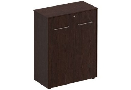 Шкаф закрытый средний Эдвард, цвет венге