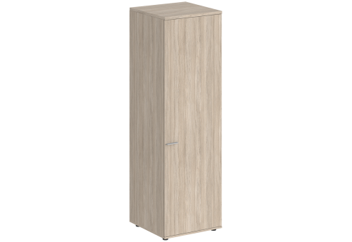 Гардероб с задней стенкой ЛДСП правый Индиго Вуд, цвет дуб светлый