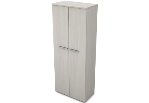 Шкаф высокий закрытый Платинум Персонал, цвет слоновая кость