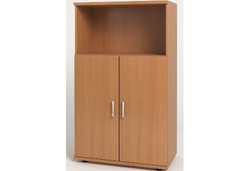 Шкаф средний широкий (1 открытая полка), цвет бук