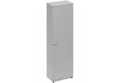 Шкаф для одежды узкий Мира Нумо, цвет серый