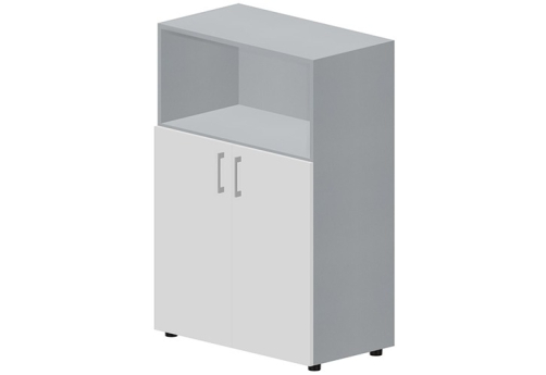 Шкаф средний с открытой полкой Киви, цвет белый