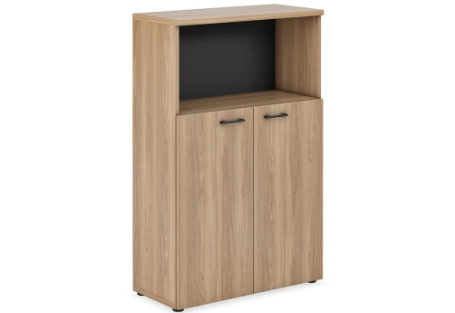 Шкаф средний широкий (1 открытая полка) Франклин Персонал, цвет дуб