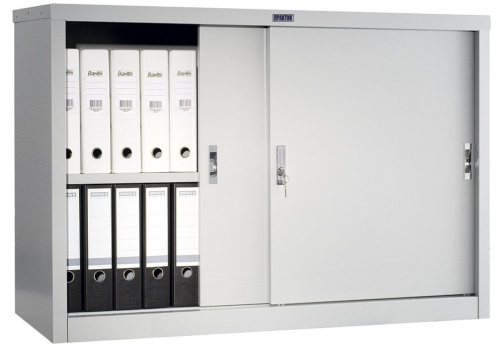 Шкаф офисный МФ1036, цвет серый полуматовый