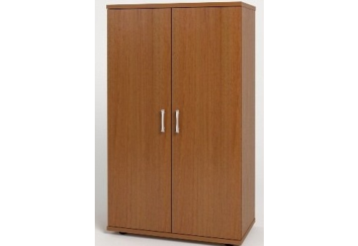 Шкаф средний широкий закрытый, цвет орех