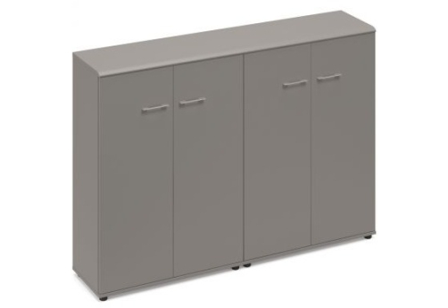 Шкаф средний закрытый Види Вуд, цвет мокко