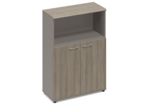 Шкаф средний полузакрытый Види Вуд, цвет мокко + вяз