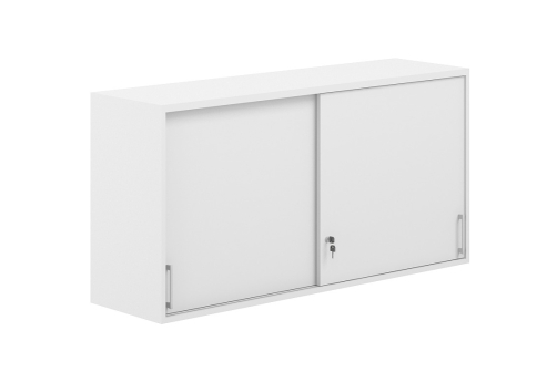 Антресоль-купе 2 уровня Фламинго, цвет белый