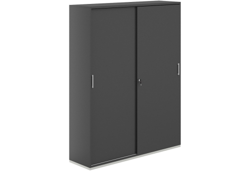 Шкаф-купе 5 уровней Фламинго, цвет антрацит