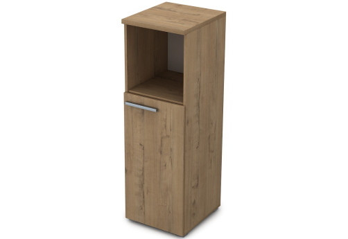 Пенал средний (1 открытая полка) Платинум Персонал, цвет тиковое дерево