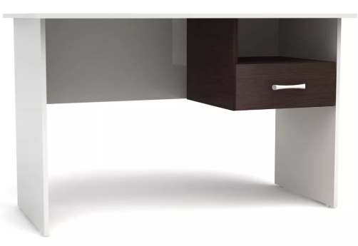 Тумба подвесная с 1 ящиком с нишей, цвет венге