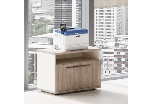 Тумба под оргтехнику, цвет дуб шамони темный