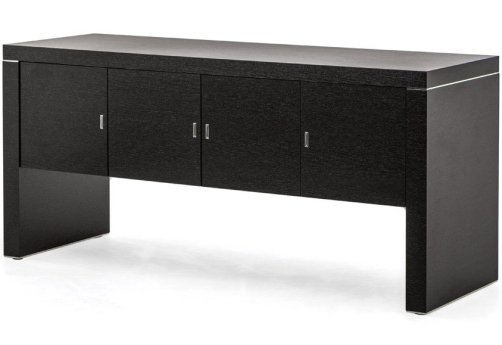 Греденция 4 двери Интори, цвет черное дерево