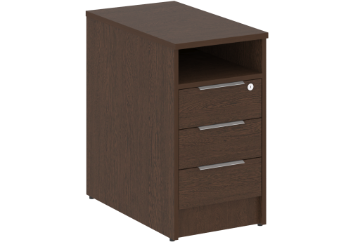 Тумба приставная/опорная, цвет венге