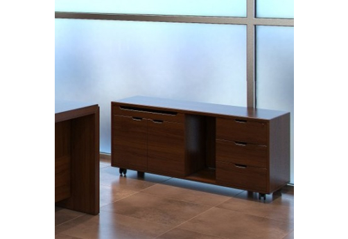 Приставка подкатная Амати, цвет темный орех