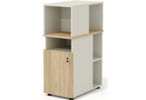 Тумба приставная Некста, цвет вяз + беж