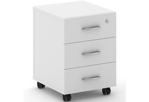 Тумба мобильная Милтон, цвет белый бриллиант