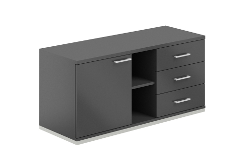 Тумба сервисная Фламинго, цвет антрацит